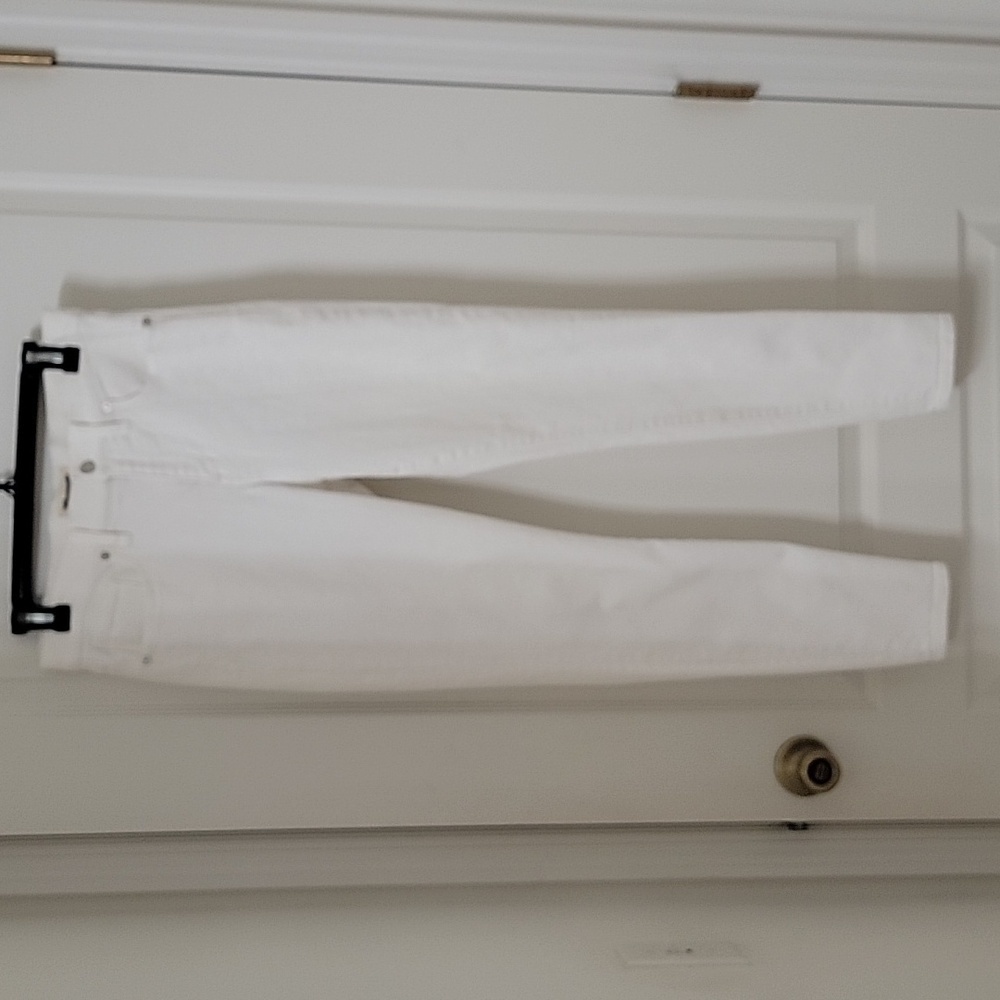 Madewell Size 29 White 9" High Rise Skinny Jeans, Excellent Used Condition